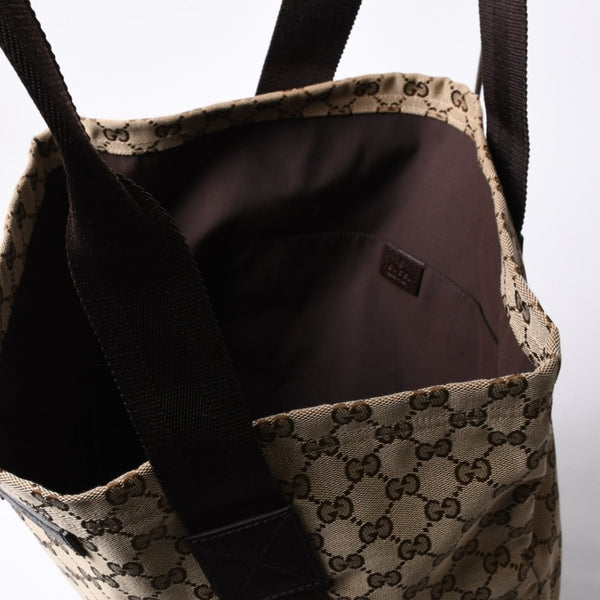 Very Good Condition GUCCI Gucci Tote Bag Handbag 139669 467891 GG Canvas Beige Used 4a000210