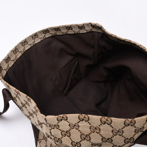Very Good Condition GUCCI Gucci Tote Bag Handbag 139669 467891 GG Canvas Beige Used 4a000210