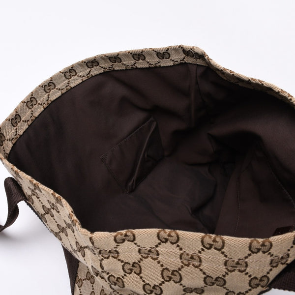 Very Good Condition GUCCI Gucci Tote Bag Handbag 139669 467891 GG Canvas Beige Used 4a000210
