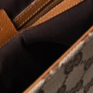 GUCCI グッチ ハンドバッグ 120895 467891 GGキャンバス レザー ベージュ ゴールド金具 美品 中古 4a000185