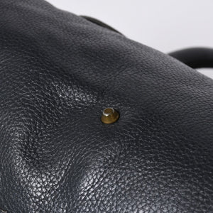 Chloe Handbag Paddington One Shoulder Bag Black Leather B19FG0 Gold Hardware Good Condition Used 4a000529