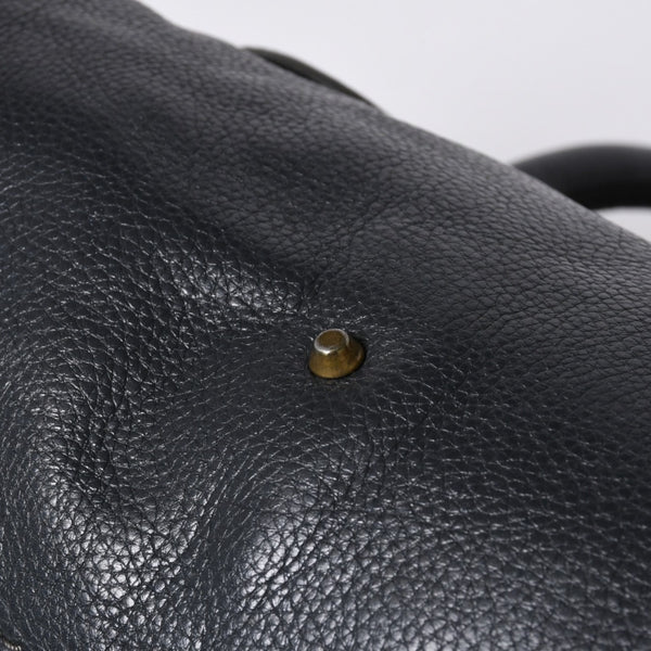 Chloe Handbag Paddington One Shoulder Bag Black Leather B19FG0 Gold Hardware Good Condition Used 4a000529