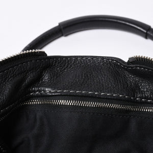 Chloe クロエ ハンドバッグ パディントン ワンショルダーバッグ ブラック レザー B19FG0 ゴールド金具 美品 中古 4a000530