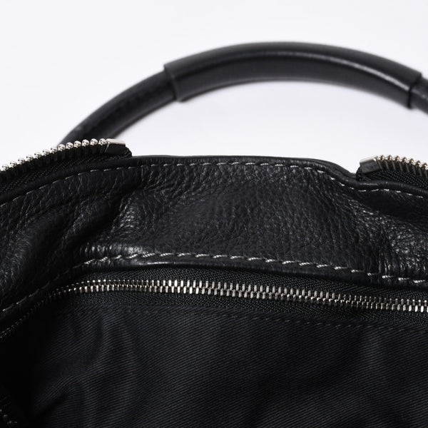 Chloe クロエ ハンドバッグ パディントン ワンショルダーバッグ ブラック レザー B19FG0 ゴールド金具 美品 中古 4a000530