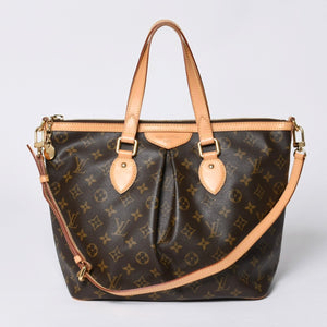 Very good condition LOUIS VUITTON Palermo PM handbag M40145 Monogram 2WAY PVC leather Gold hardware Used 4a000392