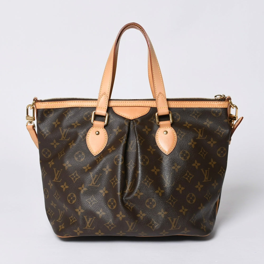 Very good condition LOUIS VUITTON Palermo PM handbag M40145 Monogram 2WAY PVC leather Gold hardware Used 4a000392