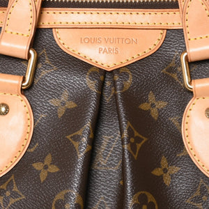 Very good condition LOUIS VUITTON Palermo PM handbag M40145 Monogram 2WAY PVC leather Gold hardware Used 4a000392