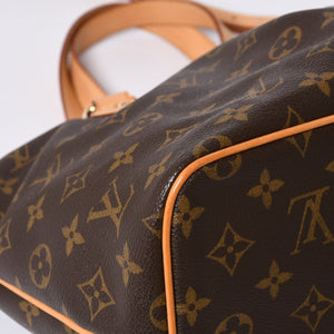 Very good condition LOUIS VUITTON Palermo PM handbag M40145 Monogram 2WAY PVC leather Gold hardware Used 4a000392