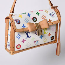 画像をギャラリービューアに読み込む, 極美品 LOUIS VUITTON ルイヴィトン ハンドバッグ アイラブモノグラムPM ポシェットアイミスユー 村上隆 M92055 中古 4a000429
