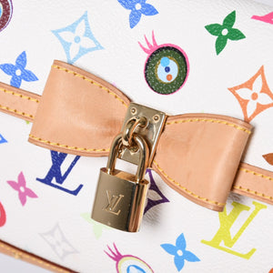 極美品 LOUIS VUITTON ルイヴィトン ハンドバッグ アイラブモノグラムPM ポシェットアイミスユー 村上隆 M92055 中古 4a000429