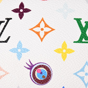 極美品 LOUIS VUITTON ルイヴィトン ハンドバッグ アイラブモノグラムPM ポシェットアイミスユー 村上隆 M92055 中古 4a000429