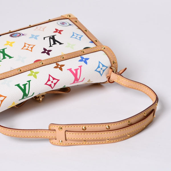 極美品 LOUIS VUITTON ルイヴィトン ハンドバッグ アイラブモノグラムPM ポシェットアイミスユー 村上隆 M92055 中古 4a000429