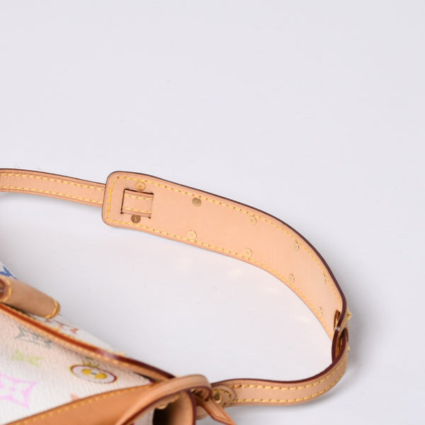 極美品 LOUIS VUITTON ルイヴィトン ハンドバッグ アイラブモノグラムPM ポシェットアイミスユー 村上隆 M92055 中古 4a000429