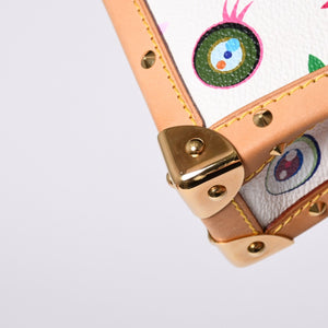 極美品 LOUIS VUITTON ルイヴィトン ハンドバッグ アイラブモノグラムPM ポシェットアイミスユー 村上隆 M92055 中古 4a000429