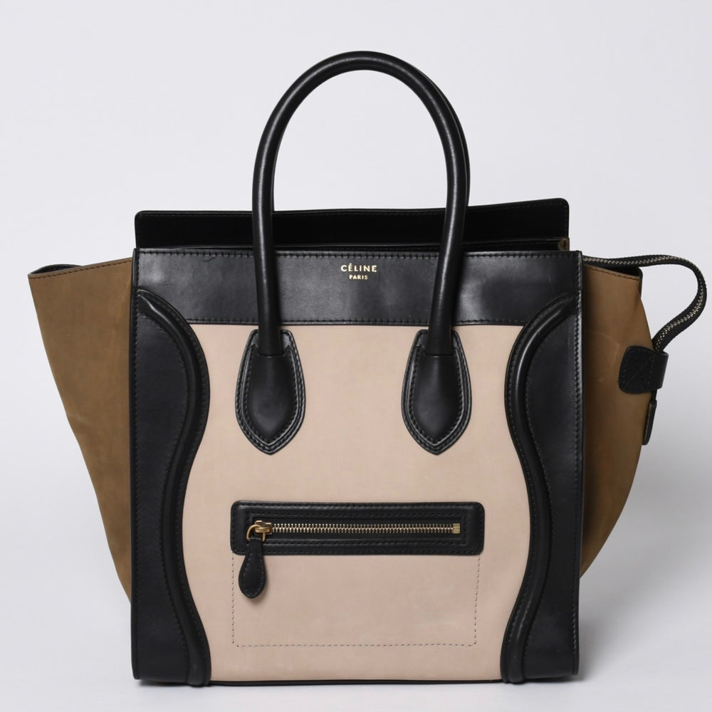 極美品 CELINE セリーヌ Luggage Medium Shopper Handbag ラゲージ ミディアムショッパー ハンドバッグ F-AT-0152 フィービー期 中古 4a001101