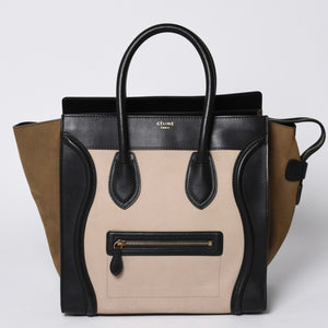 極美品 CELINE セリーヌ Luggage Medium Shopper Handbag ラゲージ ミディアムショッパー ハンドバッグ F-AT-0152 フィービー期 中古 4a001101