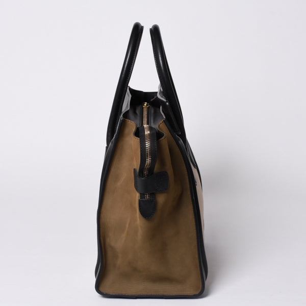 極美品 CELINE セリーヌ Luggage Medium Shopper Handbag ラゲージ ミディアムショッパー ハンドバッグ F-AT-0152 フィービー期 中古 4a001101