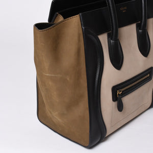 極美品 CELINE セリーヌ Luggage Medium Shopper Handbag ラゲージ ミディアムショッパー ハンドバッグ F-AT-0152 フィービー期 中古 4a001101