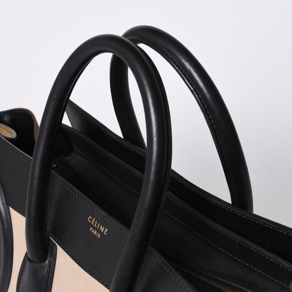 極美品 CELINE セリーヌ Luggage Medium Shopper Handbag ラゲージ ミディアムショッパー ハンドバッグ F-AT-0152 フィービー期 中古 4a001101