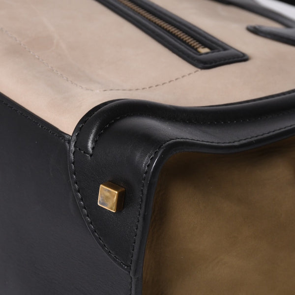 極美品 CELINE セリーヌ Luggage Medium Shopper Handbag ラゲージ ミディアムショッパー ハンドバッグ F-AT-0152 フィービー期 中古 4a001101