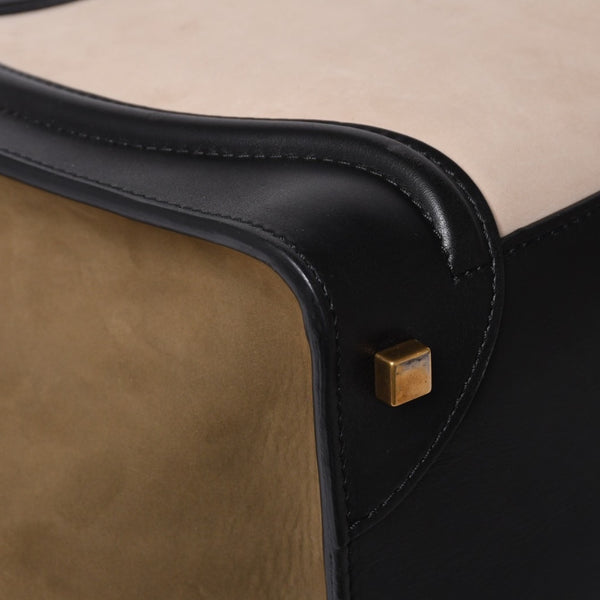 極美品 CELINE セリーヌ Luggage Medium Shopper Handbag ラゲージ ミディアムショッパー ハンドバッグ F-AT-0152 フィービー期 中古 4a001101
