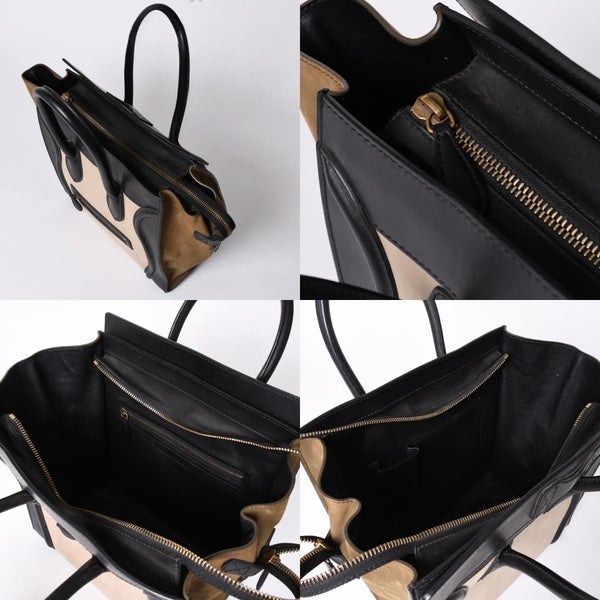 極美品 CELINE セリーヌ Luggage Medium Shopper Handbag ラゲージ ミディアムショッパー ハンドバッグ F-AT-0152 フィービー期 中古 4a001101