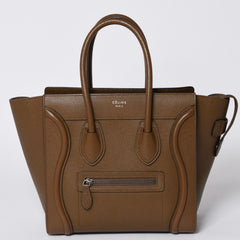 CELINE セリーヌ Micro Shopper luggage Handbag ラゲージ マイクロショッパー ハンドバッグ F-CU-1116 フィービー期 美品 中古 4a001103