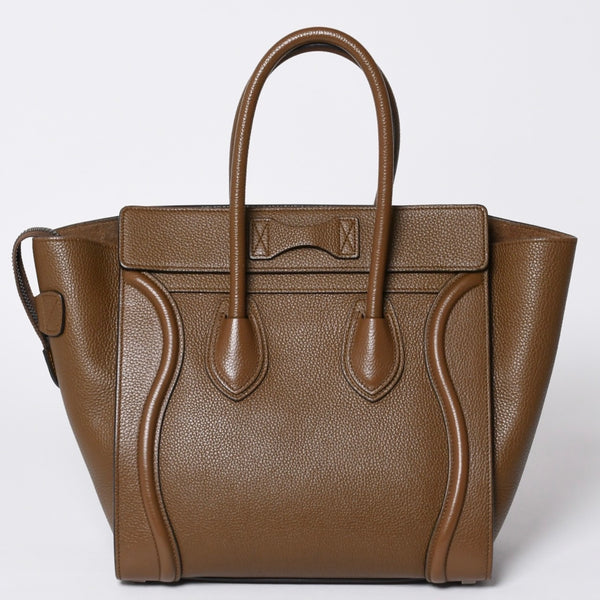 CELINE セリーヌ Micro Shopper luggage Handbag ラゲージ マイクロショッパー ハンドバッグ F-CU-1116 フィービー期 美品 中古 4a001103