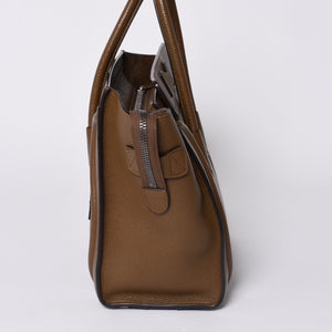 CELINE セリーヌ Micro Shopper luggage Handbag ラゲージ マイクロショッパー ハンドバッグ F-CU-1116 フィービー期 美品 中古 4a001103