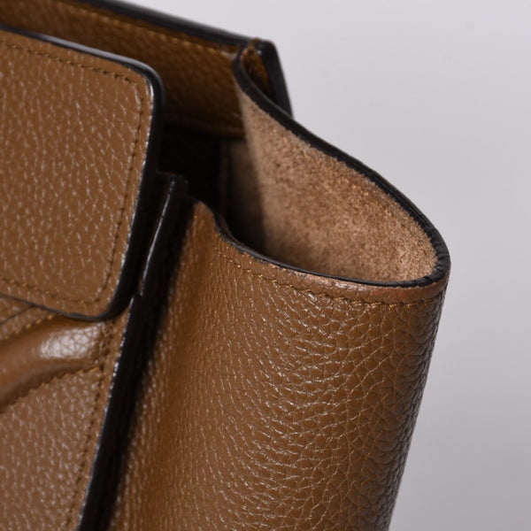 CELINE セリーヌ Micro Shopper luggage Handbag ラゲージ マイクロショッパー ハンドバッグ F-CU-1116 フィービー期 美品 中古 4a001103