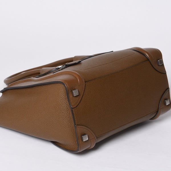 CELINE セリーヌ Micro Shopper luggage Handbag ラゲージ マイクロショッパー ハンドバッグ F-CU-1116 フィービー期 美品 中古 4a001103