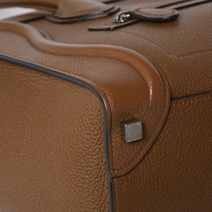 CELINE セリーヌ Micro Shopper luggage Handbag ラゲージ マイクロショッパー ハンドバッグ F-CU-1116 フィービー期 美品 中古 4a001103