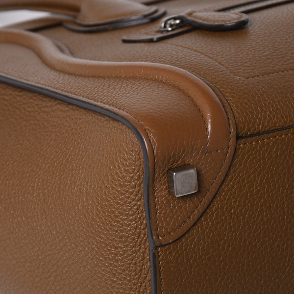 CELINE セリーヌ Micro Shopper luggage Handbag ラゲージ マイクロショッパー ハンドバッグ F-CU-1116 フィービー期 美品 中古 4a001103