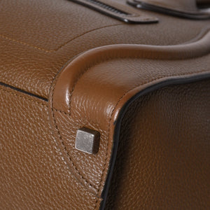 CELINE セリーヌ Micro Shopper luggage Handbag ラゲージ マイクロショッパー ハンドバッグ F-CU-1116 フィービー期 美品 中古 4a001103