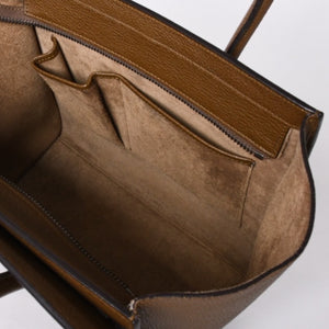 CELINE セリーヌ Micro Shopper luggage Handbag ラゲージ マイクロショッパー ハンドバッグ F-CU-1116 フィービー期 美品 中古 4a001103