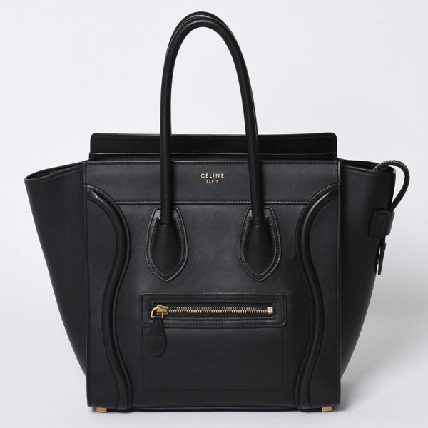 極美品 CELINE セリーヌ Micro Shopper luggage Handbag ラゲージ マイクロショッパー ハンドバッグ S-AT-5117 フィービー期 中古 4a001102