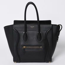 画像をギャラリービューアに読み込む, 極美品 CELINE セリーヌ Micro Shopper luggage Handbag ラゲージ マイクロショッパー ハンドバッグ S-AT-5117 フィービー期 中古 4a001102