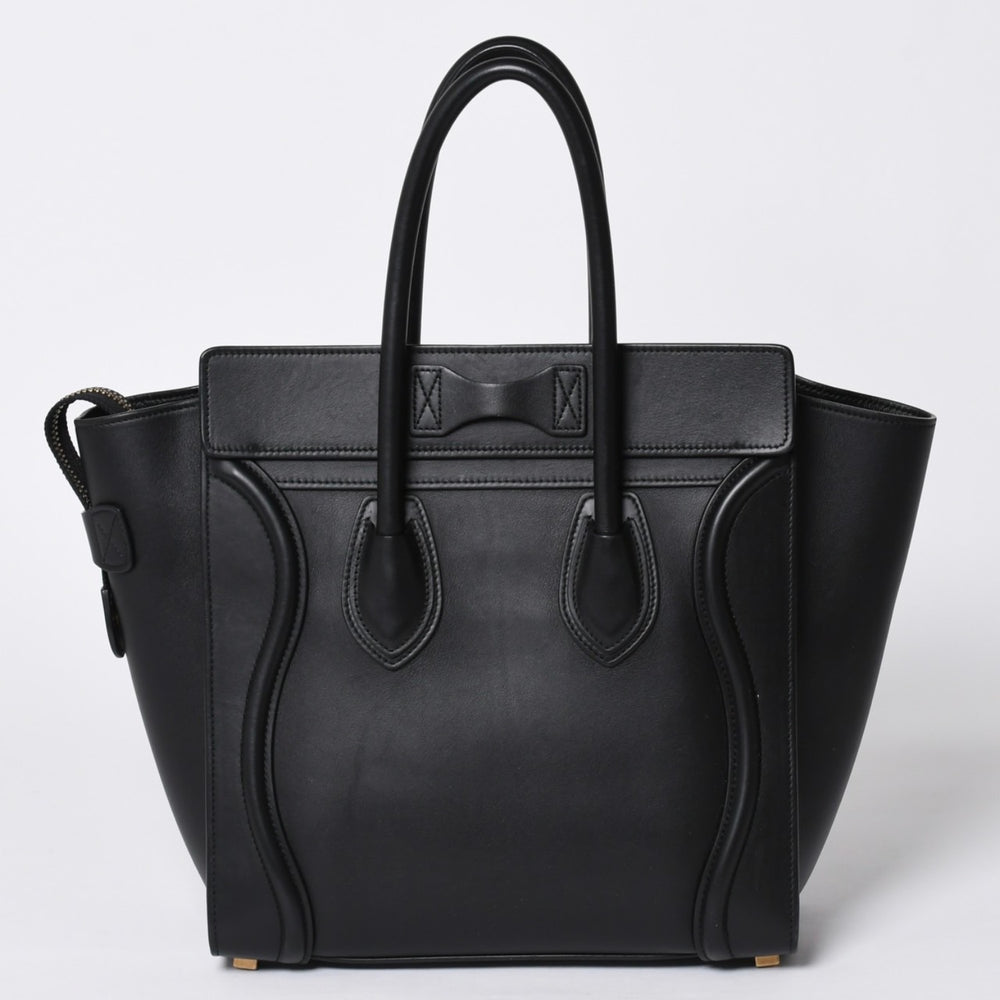 極美品 CELINE セリーヌ Micro Shopper luggage Handbag ラゲージ マイクロショッパー ハンドバッグ S-AT-5117 フィービー期 中古 4a001102