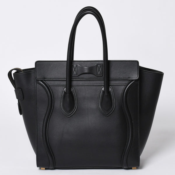 極美品 CELINE セリーヌ Micro Shopper luggage Handbag ラゲージ マイクロショッパー ハンドバッグ S-AT-5117 フィービー期 中古 4a001102