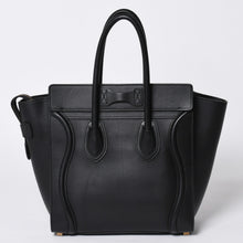 画像をギャラリービューアに読み込む, 極美品 CELINE セリーヌ Micro Shopper luggage Handbag ラゲージ マイクロショッパー ハンドバッグ S-AT-5117 フィービー期 中古 4a001102