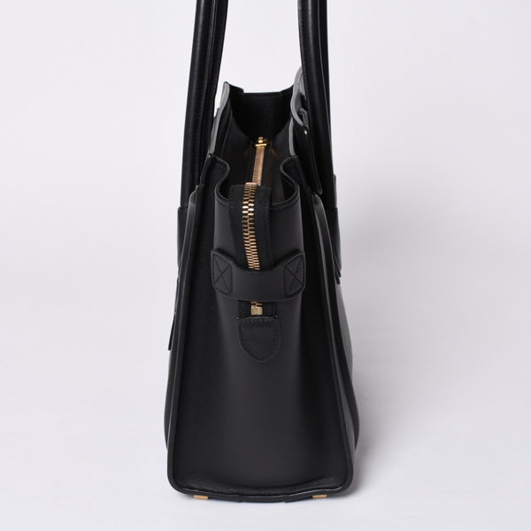 極美品 CELINE セリーヌ Micro Shopper luggage Handbag ラゲージ マイクロショッパー ハンドバッグ S-AT-5117 フィービー期 中古 4a001102