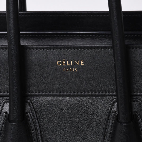 極美品 CELINE セリーヌ Micro Shopper luggage Handbag ラゲージ マイクロショッパー ハンドバッグ S-AT-5117 フィービー期 中古 4a001102