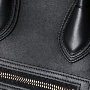 極美品 CELINE セリーヌ Micro Shopper luggage Handbag ラゲージ マイクロショッパー ハンドバッグ S-AT-5117 フィービー期 中古 4a001102