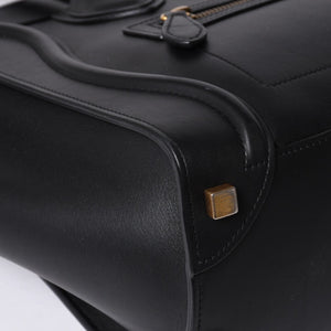 極美品 CELINE セリーヌ Micro Shopper luggage Handbag ラゲージ マイクロショッパー ハンドバッグ S-AT-5117 フィービー期 中古 4a001102