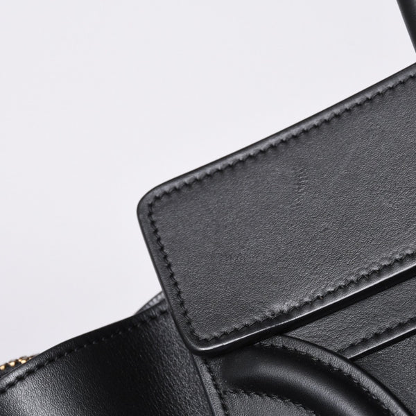 極美品 CELINE セリーヌ Micro Shopper luggage Handbag ラゲージ マイクロショッパー ハンドバッグ S-AT-5117 フィービー期 中古 4a001102