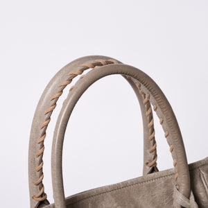 BALENCIAGA バレンシアガ ザ・サンデー Tote Bag 228750 1570 トートバッグ ハンドバッグ グレージュ 美品 中古 4a000162
