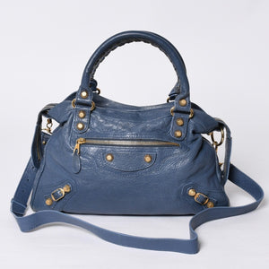 BALENCIAGA Handbag Balenciaga The City 2WAY Shoulder Bag Pink Leather 501038 Good Condition Used 4a000386