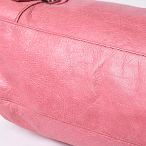 BALENCIAGA The City 2WAY Handbag Shoulder Bag Pink 115748 Good Condition Used 4a000369