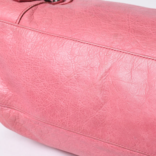 BALENCIAGA The City 2WAY Handbag Shoulder Bag Pink 115748 Good Condition Used 4a000369