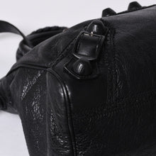 画像をギャラリービューアに読み込む, BALENCIAGA バレンシアガ ハンドバッグ バレンシアガ シティ 2WAY ショルダーバッグ ブラック レザー 235223 美品 中古 4a000409